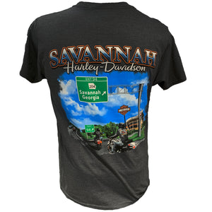 Savannah Harley-Davidson Men's Vintage Dealer Tee