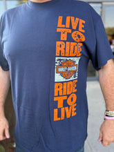 Load image into Gallery viewer, Savannah H-D custom Men&#39;s Motto s/s t-shirt
