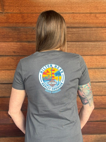 Hilton Head Harley-Davidson custom Women's HD Minted t-shirt