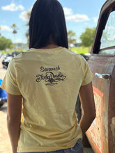 Load image into Gallery viewer, Savannah Harley-Davidson custom Women's Winged Emblem Lemon Drop t-shirt
