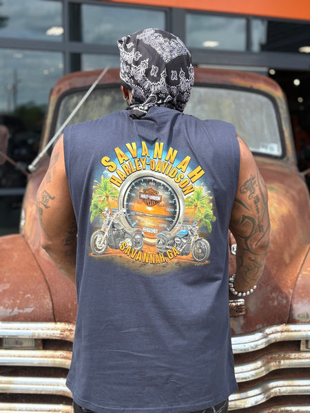 Savannah Harley-Davidson custom Men's HD Deranged sleeveless