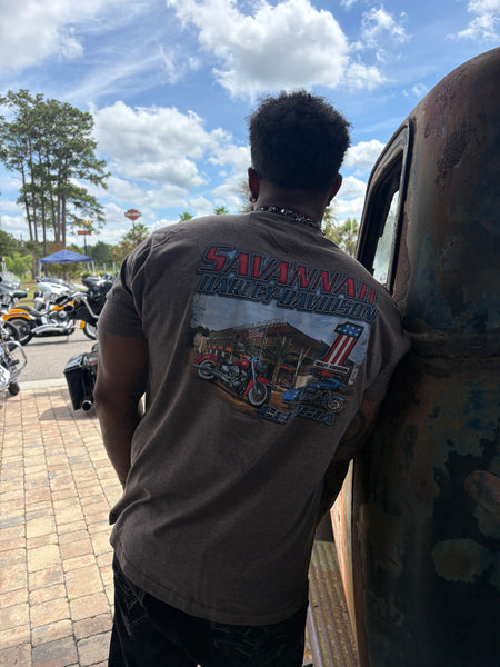 Savannah Harley-Davidson custom Men's HD Cage t-shirt
