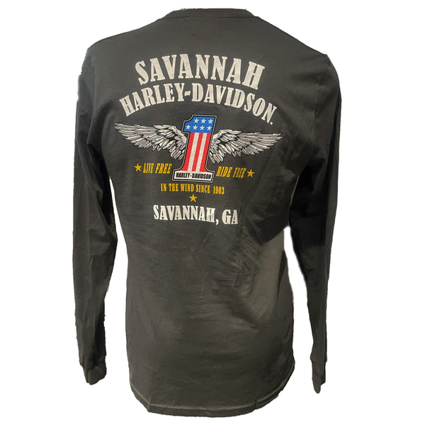 Savannah Harley-Davidson Men's Lessons Long Sleeve Shirt