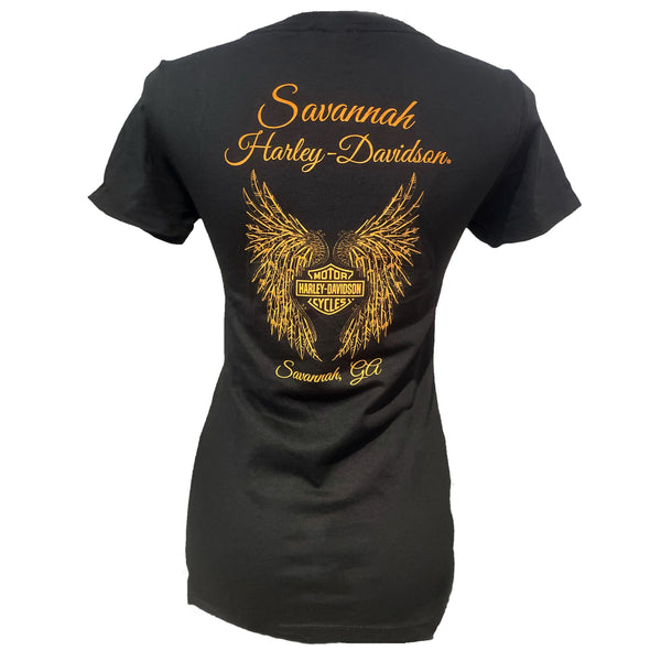 Savannah Harley-Davidson Ladies Light Lines T-Shirt