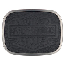 Load image into Gallery viewer, Harley-Davidson Men's B&amp;S Logo Leather Belt Buckle
