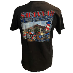 Savannah Harley-Davidson Profess Mens Short Sleeve Pocket Tee