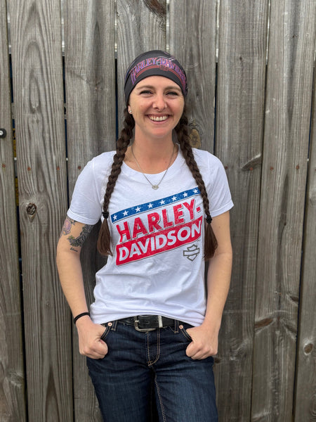 Savannah Harley-Davidson on River Street custom Women's Slant t-shirt