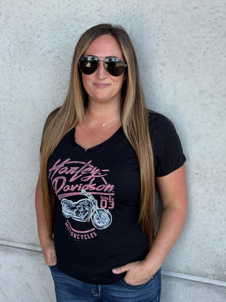 Savannah Harley-Davidson on River Street custom Women's L-Control t-shirt
