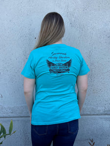 Savannah Harley-Davidson on River Street Women's custom Back Roads t-shirt