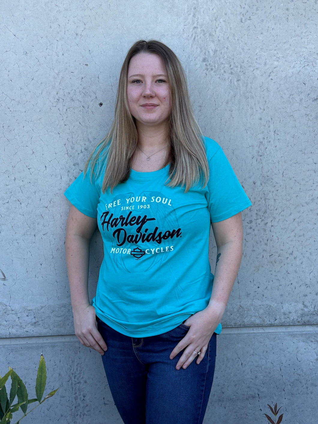 Savannah Harley-Davidson on River Street Women's custom Back Roads t-shirt