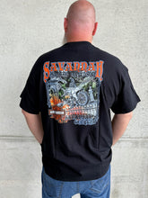 Load image into Gallery viewer, Harley-Davidson Men&#39;s Exclusive BonAventure Rider Black S/S River Street Dealer Shirt
