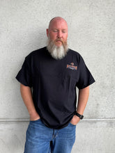 Load image into Gallery viewer, Harley-Davidson Men&#39;s Exclusive BonAventure Rider Black S/S River Street Dealer Shirt
