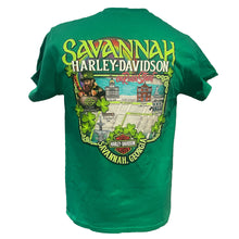 Load image into Gallery viewer, Savannah Harley-Davidson on River Street 2024 St. Patrick&#39;s Day Shirt - GREEN
