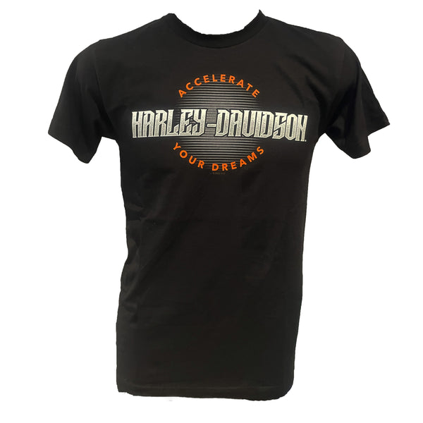Savannah Harley-Davidson Men's Accelerate Short Sleeve Crew-Neck Cotton T-Shirt