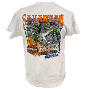 Harley-Davidson Men's Exclusive BonAventure Rider White River Street Dealer Pocket T-Shirt