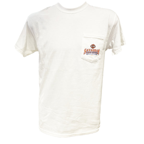 Harley-Davidson Men's Exclusive BonAventure Rider White River Street Dealer Pocket T-Shirt