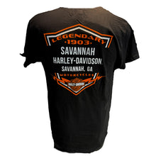 Load image into Gallery viewer, Savannah Harley-Davidson Men&#39;s Buckler T-Shirt

