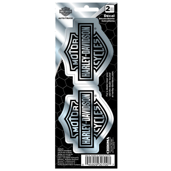 Chrome B&S Small Decal