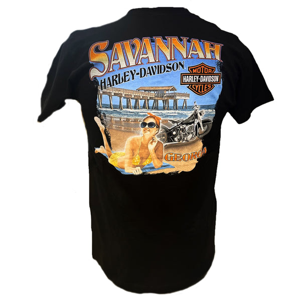 Savannah Harley-Davidson Skull Shield T-shirt