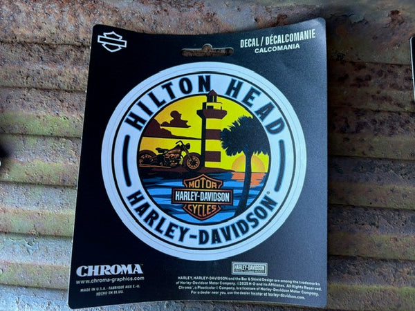 Hilton Head Harley-Davidson lighthouse decal