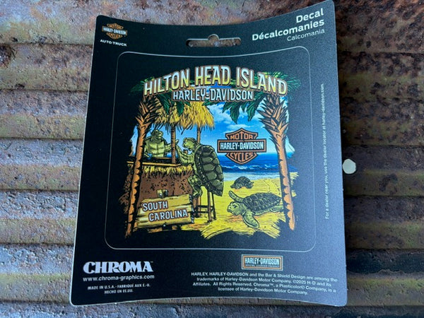 Hilton Head Harley-Davidson custom turtle decal