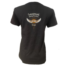 Load image into Gallery viewer, Savannah Harley-Davidson Women&#39;s Down H-D Banner and Big Ben Tee
