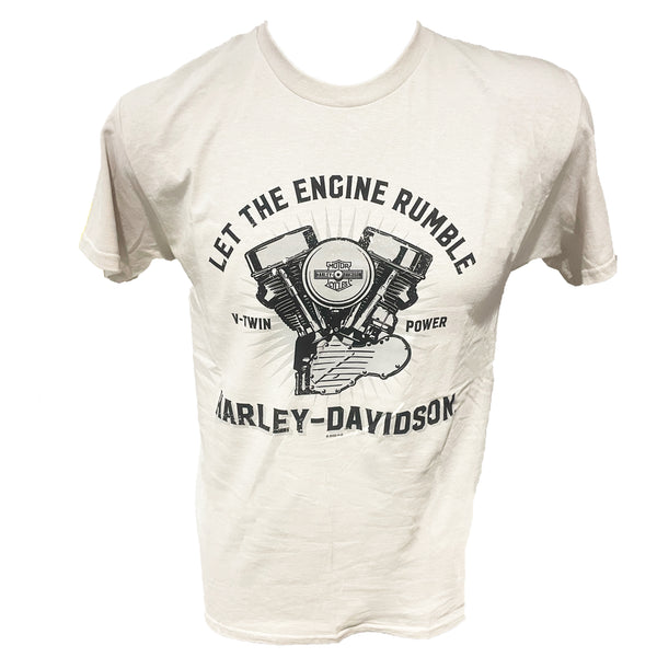 Savannah Harley-Davidson Mens Engine Rumble Short Sleeve Tee