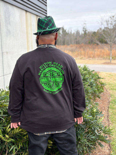 Hilton Head Harley-Davidson custom Men's Lucky Gal sweatshirt