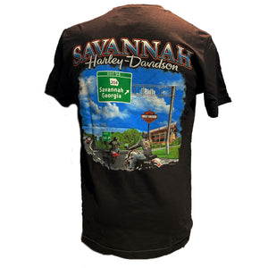 Savannah Harley-Davidson Garage Party Men's Tee