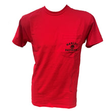 Load image into Gallery viewer, Savannah Harley-Davidson Gate Arch Red Pocket T-Shirt
