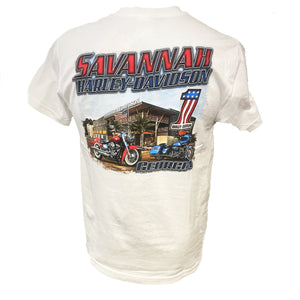 Savannah Harley-Davidson White Gatekeeper T-shirt