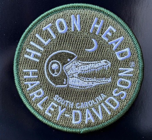 Hilton Head Harley-Davidson custom Alligator patch