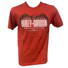 Load image into Gallery viewer, Savannah Harley Davidson Men&#39;s Spread Freedom On The Road T-Shirt-RUST
