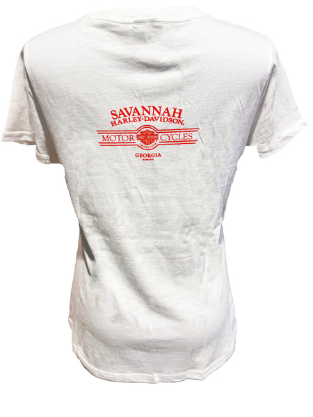 Savannah Harley-Davidson Women's Harley Fuego V-Neck T-Shirt