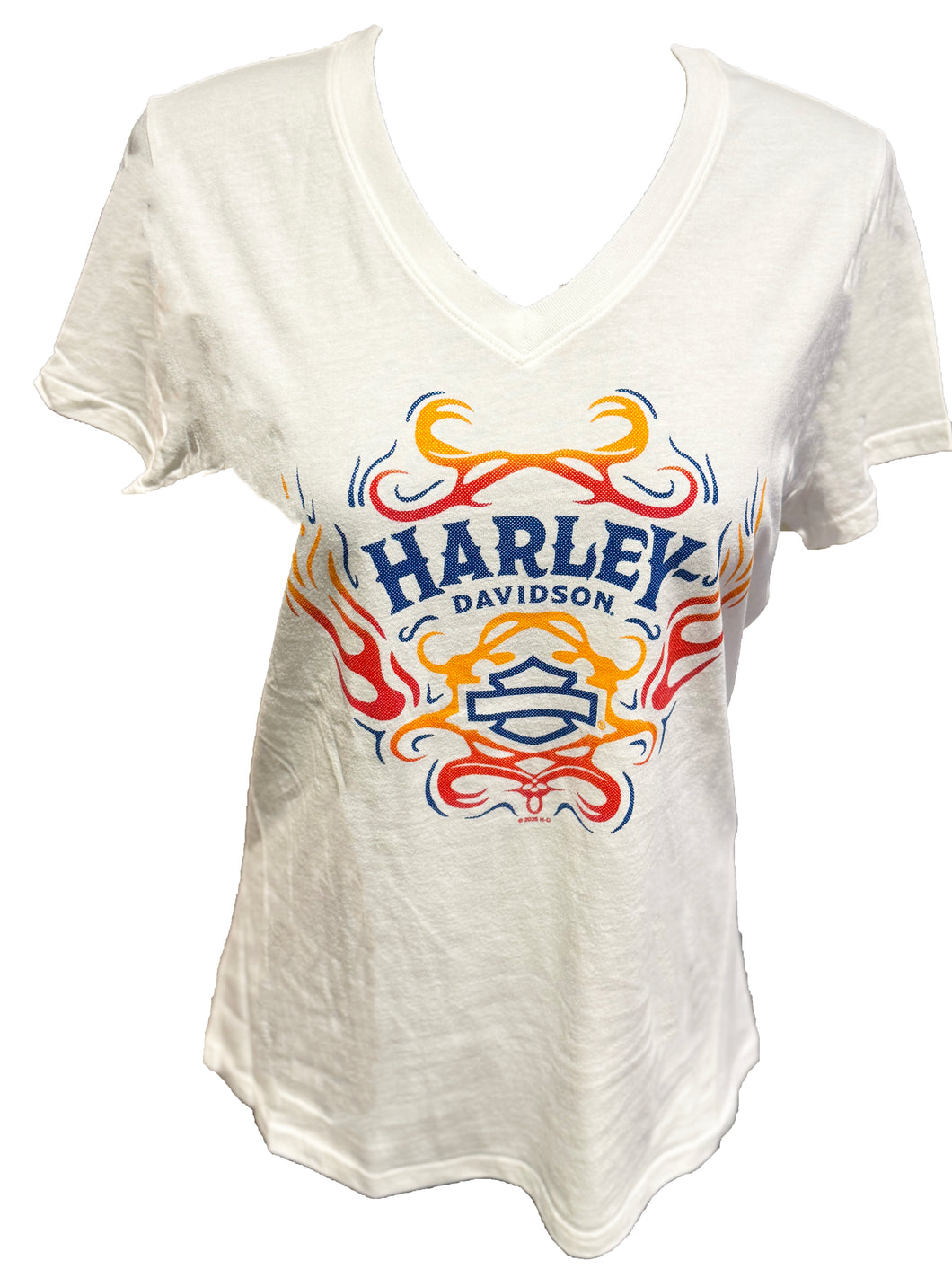 Savannah Harley-Davidson Women's Harley Fuego V-Neck T-Shirt