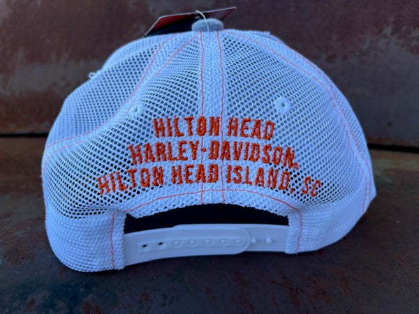 Hilton Head Harley-Davidson custom adjustable mesh cap