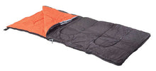 Load image into Gallery viewer, Harley-Davidson Bar &amp; Shield Custom Sleeping Bag, Black &amp; Orange
