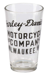 Harley-Davidson Stainless Steel 50 oz. Growler Set w/ Two 16 oz. Pint Glasses