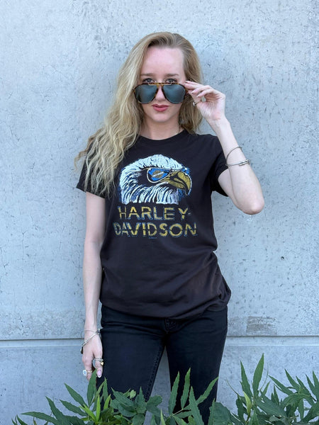 Custom Hilton Head Harley-Davidson Women's Eagle Shades t-shirt