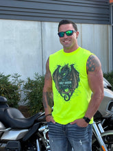 Load image into Gallery viewer, Hilton Head Harley-Davidson custom Men's Dragon Bar &amp; Shield sleeveless tank
