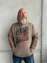 Load image into Gallery viewer, Hilton Head Harley-Davidson custom Men's Flame Wave hoodie
