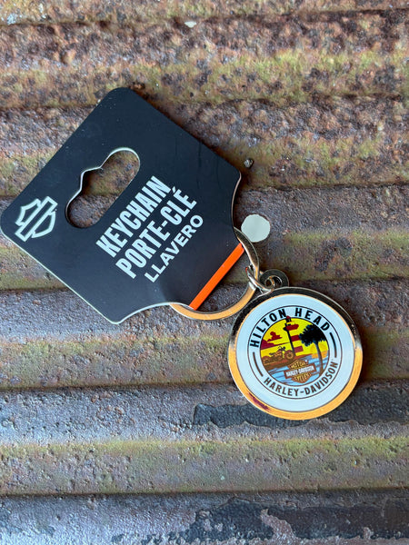 Hilton Head Harley-Davidson custom keychain