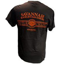 Load image into Gallery viewer, Savannah Harley-Davidson Men&#39;s J Blaze Skull Short Sleeve T-Shirt
