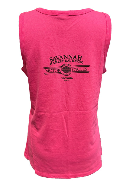 Savannah Harley-Davidson Women's Low Rida Scoop Neck Tank Top