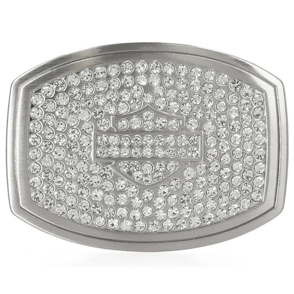 Harley-Davidson Women's Bar & Shield Embellished Belt Buckle