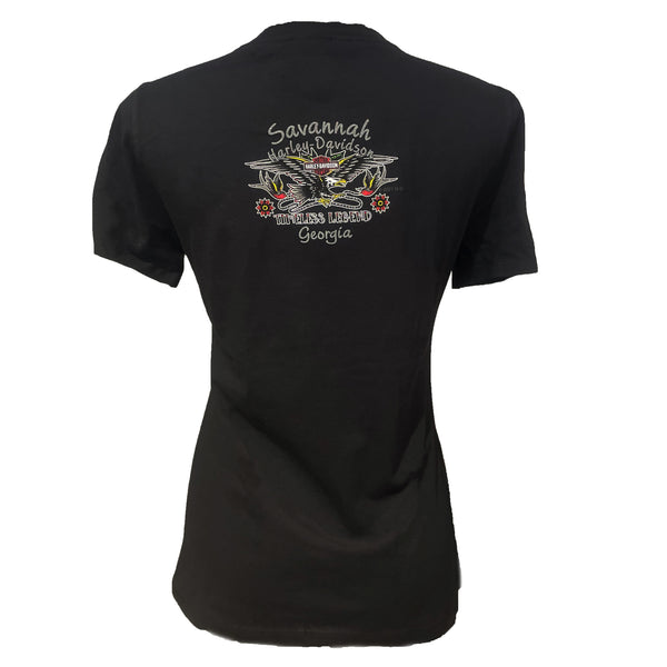 Savannah Harley-Davidson Ladies Oiled T-Shirt