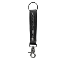 Load image into Gallery viewer, Harley-Davidson Willie G Skull Black Vinyl Strap Key Chain CG4542
