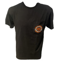 Load image into Gallery viewer, Savannah Harley-Davidson Stride - Black Pocket Tee
