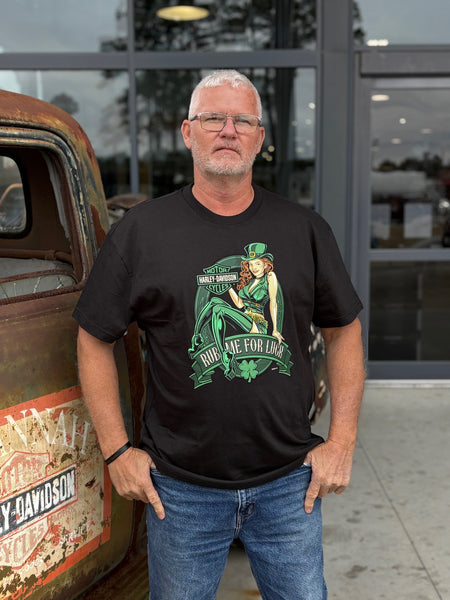 Hilton Head Harley-Davidson custom Men's Lucky Gals t-shirt