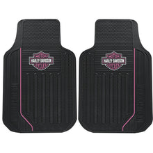 Load image into Gallery viewer, Harley-Davidson Pink B&amp;S Logo Elite Floor Mats Pink CG1653P
